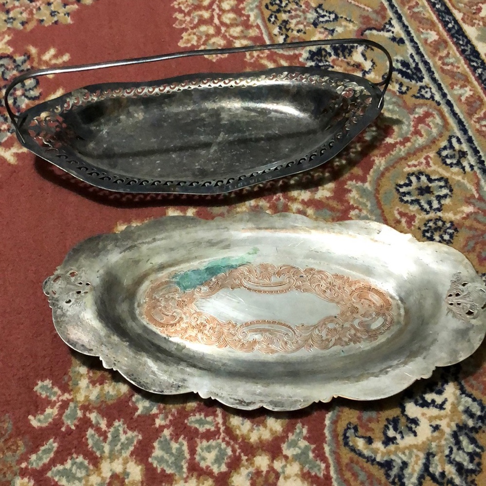 Silver trays